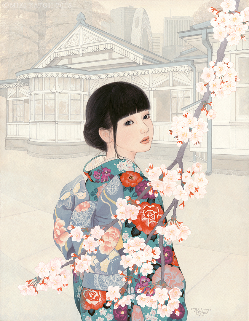 Японский художник Учида Козабуро картины